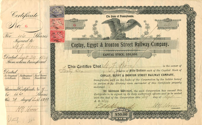 Coplay, Egypt and Ironton Street Railway Co.